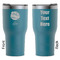 Softball RTIC Tumbler - Dark Teal - Double Sided - Front & Back