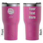 Softball RTIC Tumbler - Magenta - Laser Engraved - Double-Sided (Personalized)