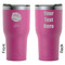 Softball RTIC Tumbler - Magenta - Double Sided - Front & Back