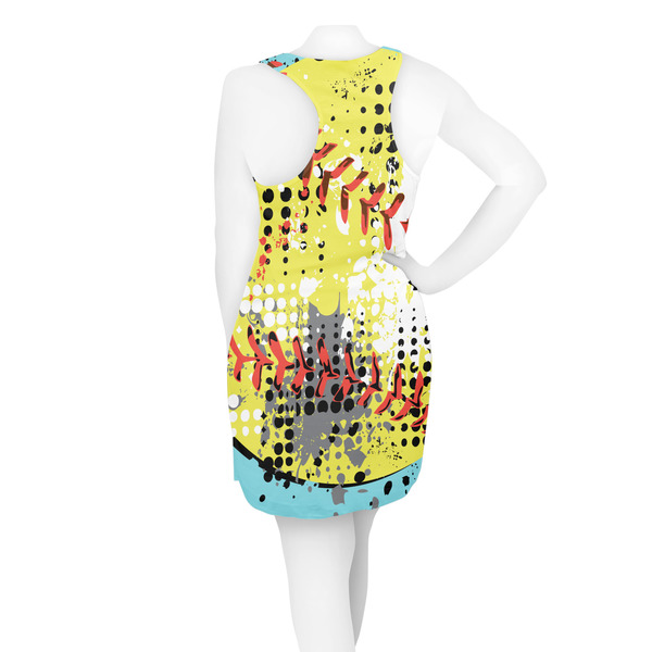 Softball Racerback Dress - On Model - Back