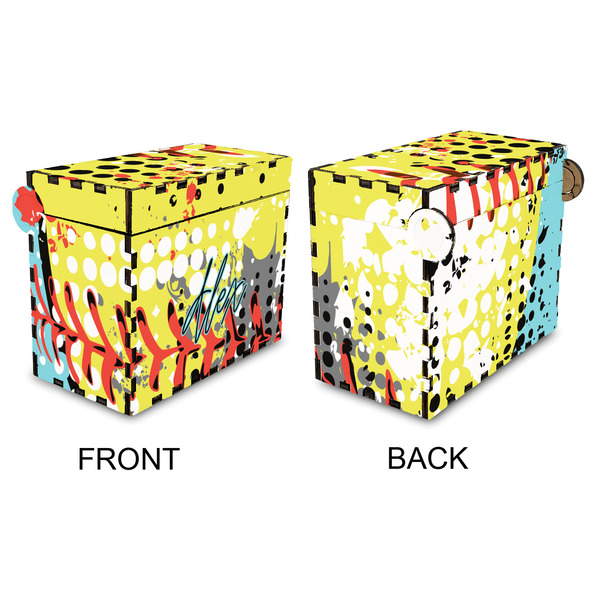 Softball Recipe Box - Full Color - Approval