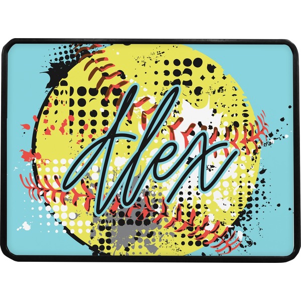 Softball Rectangular Car Hitch Cover w/ FRP Insert