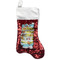 Softball Reversible Sequin Stocking - Red (Personalized)