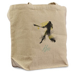 Softball Reusable Cotton Grocery Bag (Personalized)
