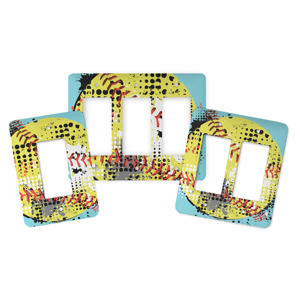 Softball Rocker Light Switch Covers - Parent - ALL VARIATIONS