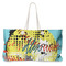 Softball Large Tote Bag with Rope Handles (Personalized)