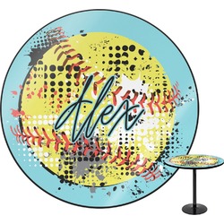 Softball Round Table - 24" (Personalized)