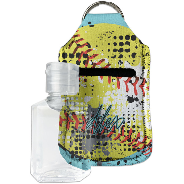 Custom Softball Hand Sanitizer & Keychain Holder - Small (Personalized)