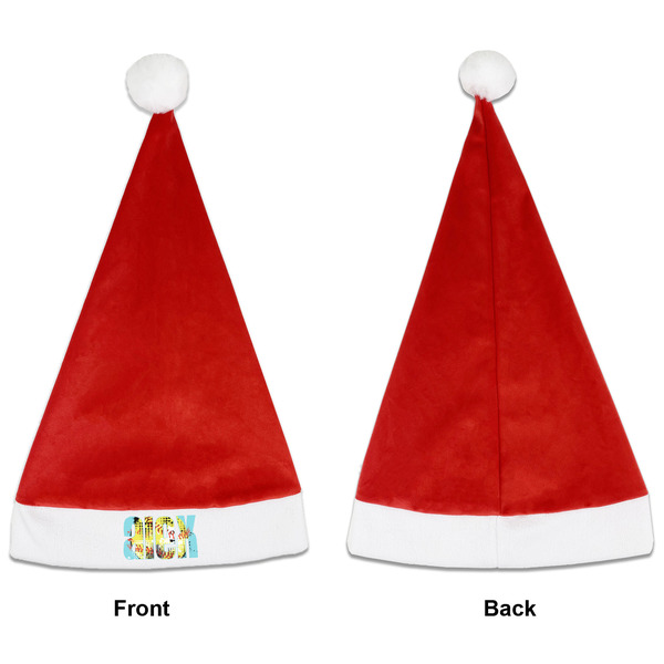 Softball Santa Hats - Front and Back (Single Print) APPROVAL