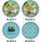 Softball Set of Lunch / Dinner Plates (Approval)