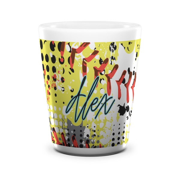 Softball Shot Glass - White - FRONT