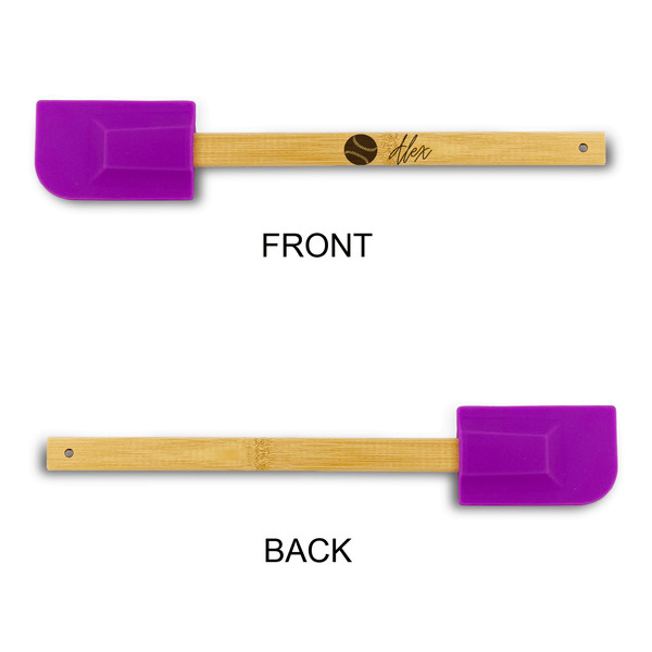 Softball Silicone Spatula - Purple - APPROVAL