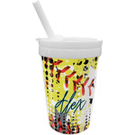 Softball Sippy Cup with Straw (Personalized)