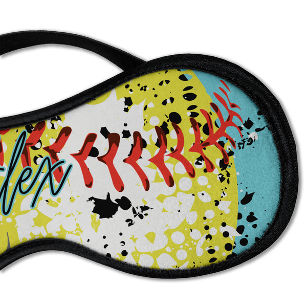 Softball Sleeping Eye Mask - DETAIL Large