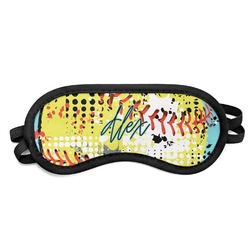 Softball Sleeping Eye Mask (Personalized)