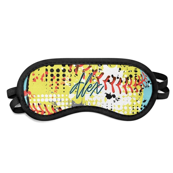 Custom Softball Sleeping Eye Mask (Personalized)