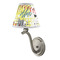 Softball Small Chandelier Lamp - LIFESTYLE (on wall lamp)