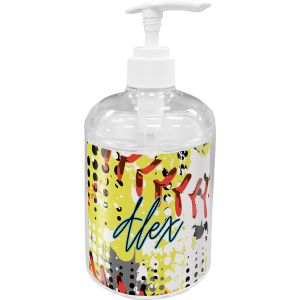 Custom Softball Acrylic Soap & Lotion Bottle (Personalized)
