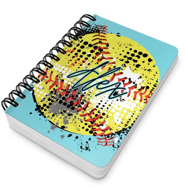 Softball Spiral Journal 5 x 7 - Main