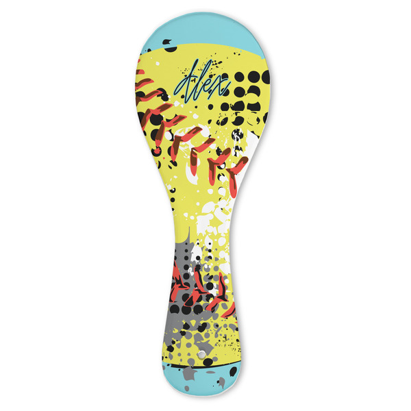Custom Softball Ceramic Spoon Rest (Personalized)