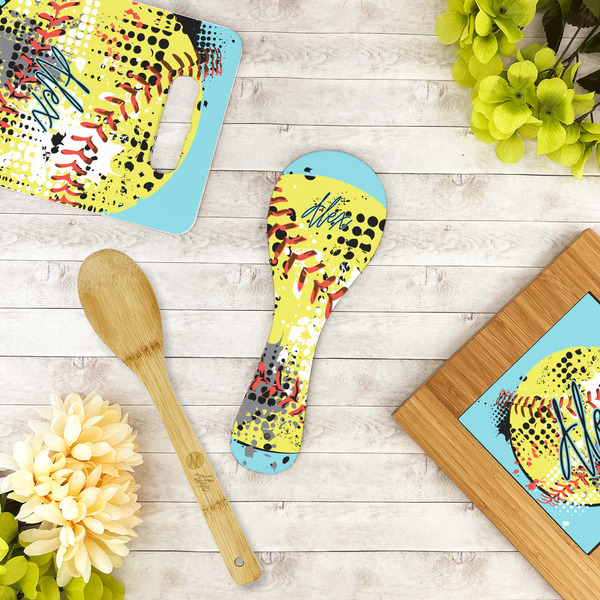 Softball Spoon Rest Trivet - LIFESTYLE