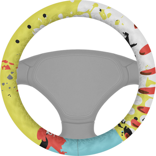 Custom Softball Steering Wheel Cover
