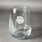 Softball Stemless Wine Glass - Engraved (Personalized)