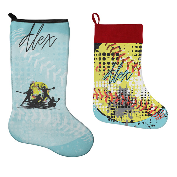 Softball Stockings - Side by Side compare