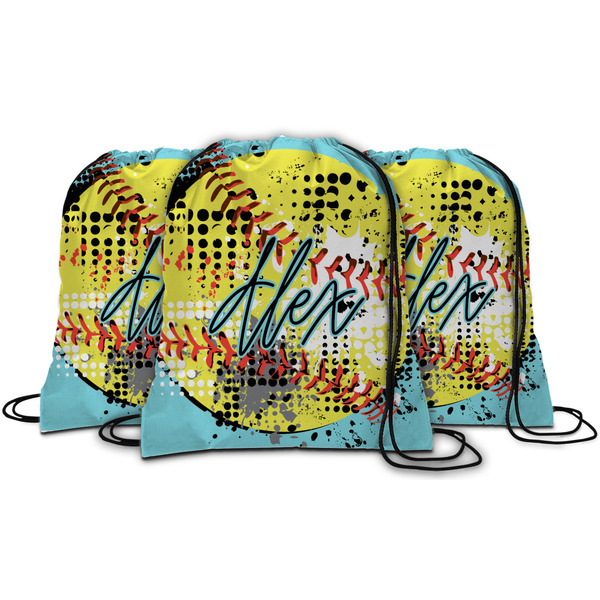 Softball String Backpack - MAIN