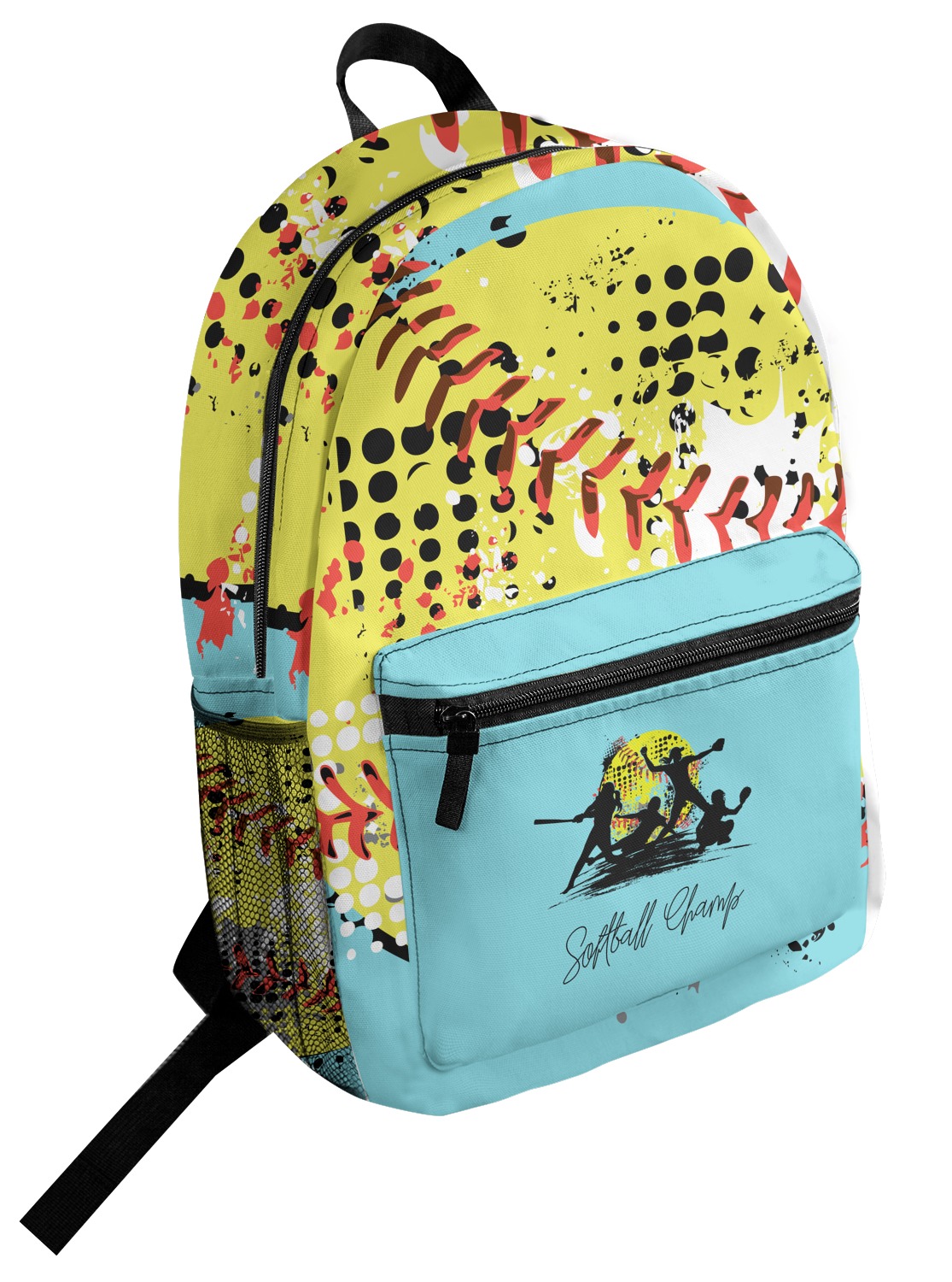 Custom Softball Student Backpack (Personalized) | YouCustomizeIt