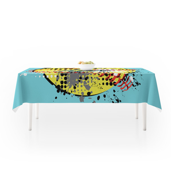 Softball Tablecloths (58"x102") - MAIN (side view)