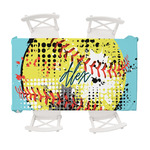 Softball Tablecloth - 58"x102" (Personalized)