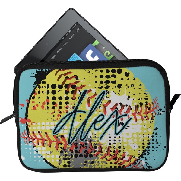 Custom Softball Tablet Case / Sleeve - Small (Personalized)
