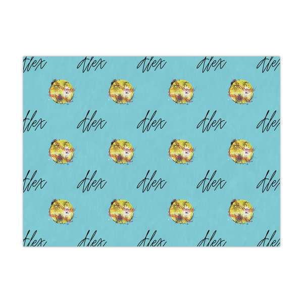 Custom Softball Tissue Paper Sheets - Large - Heavyweight (Personalized)