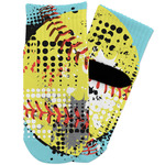 Softball Toddler Ankle Socks