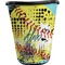 Softball Waste Basket - Single Sided (Black) (Personalized)