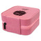 Softball Travel Jewelry Boxes - Leather - Pink - View from Rear