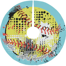 Softball Tree Skirt (Personalized)