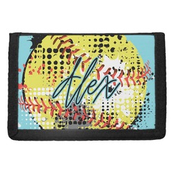 Softball Trifold Wallet (Personalized)