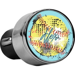 Softball USB Car Charger (Personalized)