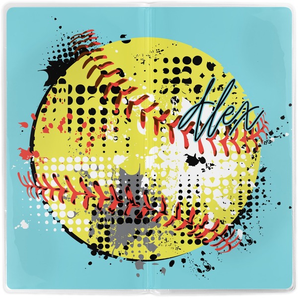 Softball Vinyl Document Wallet - Apvl