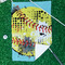 Softball Waffle Weave Golf Towel - In Context
