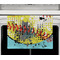 Softball Waffle Weave Towel - Full Color Print - Lifestyle2 Image