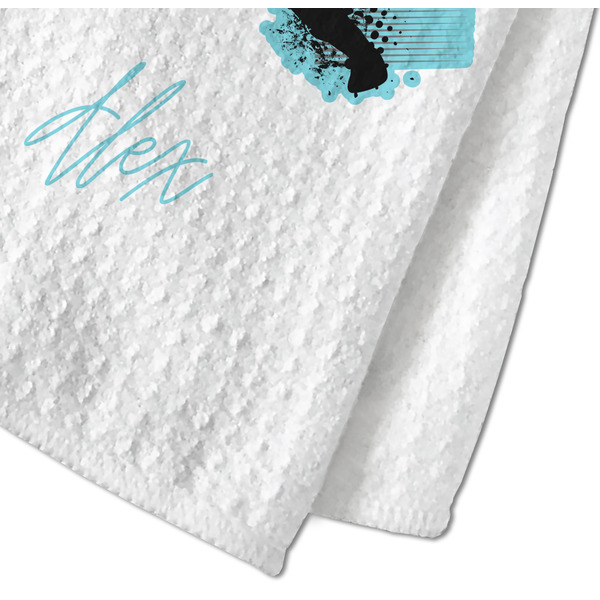 Softball Waffle Weave Towel - Closeup of Material Image