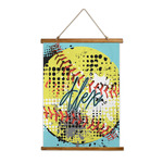 Softball Wall Hanging Tapestry - Tall (Personalized)