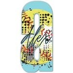 Softball Name & Initial Decal - Up to 12"x12" (Personalized)