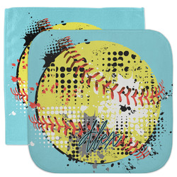 Softball Facecloth / Wash Cloth (Personalized)