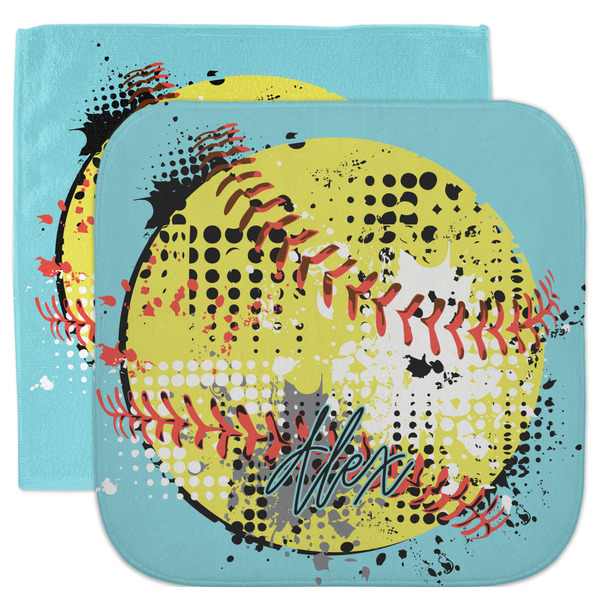 Custom Softball Facecloth / Wash Cloth (Personalized)