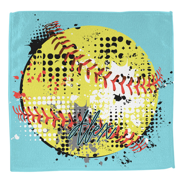 Softball Washcloth - Front - No Soap