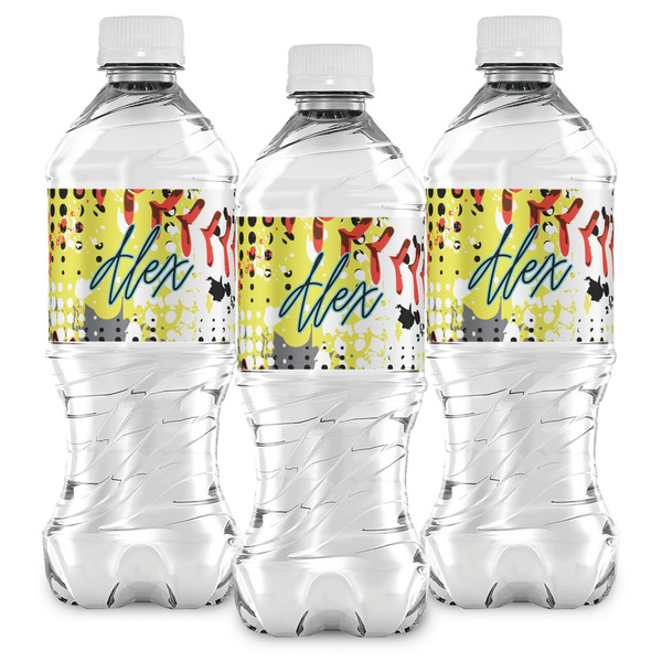 Softball Water Bottle Labels - Front View